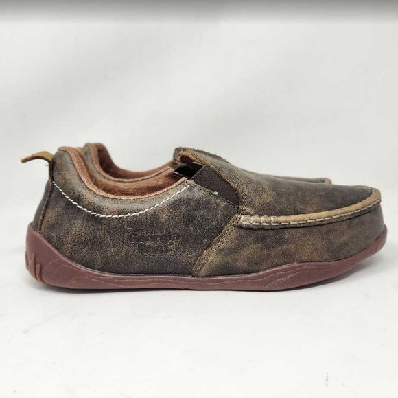 Men\'s 8W Georgia Boot Cedar Falls slip on moc-toe shoes 8 Wide GB00560 main image 7